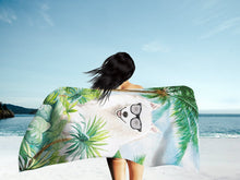Load image into Gallery viewer, Japanese Spitz Beach Towel – Premium Towel Large, Colorful, and Ultra-Soft for Pool or Beach CK3011TWL3060