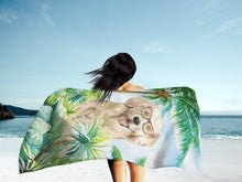 Load image into Gallery viewer, Golden Retriever Beach Towel – Premium Towel Large, Colorful, and Ultra-Soft for Pool or Beach CK3014TWL3060