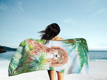 Load image into Gallery viewer, Cavapoo Beach Towel – Premium Towel Large, Colorful, and Ultra-Soft for Pool or Beach CK3017TWL3060