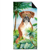 Load image into Gallery viewer, Boxer Beach Towel – Premium Towel Large, Colorful, and Ultra-Soft for Pool or Beach CK3020TWL3060