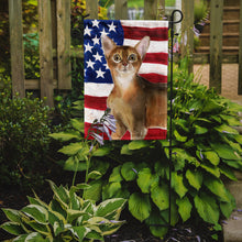 Load image into Gallery viewer, Abyssinian American Flag Garden Flag - Outdoor Decorative Yard Flag CK3027GF