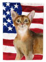 Load image into Gallery viewer, Abyssinian American Flag Garden Flag - Outdoor Decorative Yard Flag CK3027GF