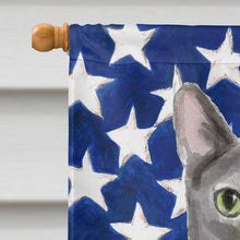 Load image into Gallery viewer, Blue Russian American Flag Flag Canvas House Size CK3031CHF