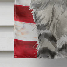 Load image into Gallery viewer, Maine Coon American Flag Flag Canvas House Size CK3034CHF