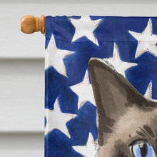 Load image into Gallery viewer, Siamese American Flag Flag Canvas House Size CK3039CHF