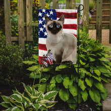 Load image into Gallery viewer, Siamese American Flag Garden Flag - Outdoor Decorative Yard Flag CK3039GF