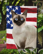 Load image into Gallery viewer, Siamese American Flag Garden Flag - Outdoor Decorative Yard Flag CK3039GF