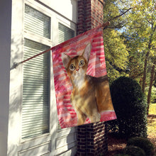 Load image into Gallery viewer, Abyssinian Cat Love Flag Canvas House Size CK3042CHF