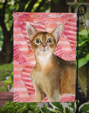 Load image into Gallery viewer, Abyssinian Cat Love Garden Flag - Outdoor Decorative Yard Flag CK3042GF