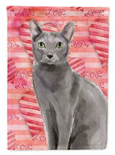 Load image into Gallery viewer, Blue Russian Cat Love Flag Canvas House Size CK3046CHF