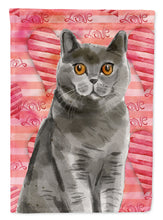 Load image into Gallery viewer, British Shorthair Cat Love Flag Canvas House Size CK3048CHF