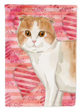 Load image into Gallery viewer, Scottish Fold Cat Love Flag Canvas House Size CK3053CHF