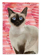 Load image into Gallery viewer, Siamese Cat Love Flag Canvas House Size CK3054CHF