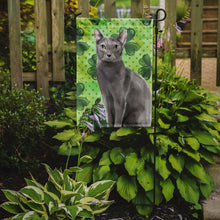 Load image into Gallery viewer, Blue Russian Shamrock Garden Flag - Outdoor Decorative Yard Flag CK3061GF