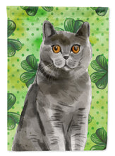 Load image into Gallery viewer, British Shorthair Shamrock Flag Canvas House Size CK3063CHF