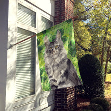 Load image into Gallery viewer, Maine Coon Shamrock Flag Canvas House Size CK3064CHF