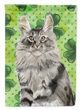 Load image into Gallery viewer, Maine Coon Shamrock Garden Flag - Outdoor Decorative Yard Flag CK3064GF