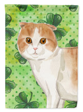 Load image into Gallery viewer, Scottish Fold Shamrock Flag Canvas House Size CK3068CHF