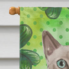 Load image into Gallery viewer, Tonkinese Shamrock Flag Canvas House Size CK3071CHF