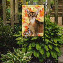 Load image into Gallery viewer, Abyssinian Fall Leaves Garden Flag – Decorative Outdoor Yard Flag CK3072GF