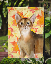 Load image into Gallery viewer, Abyssinian Fall Leaves Garden Flag – Decorative Outdoor Yard Flag CK3072GF