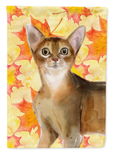 Load image into Gallery viewer, Abyssinian Fall Leaves Garden Flag – Decorative Outdoor Yard Flag CK3072GF