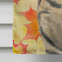 Load image into Gallery viewer, American Shorthair Brown Tabby Fall Leaves Flag Canvas House Size CK3073CHF