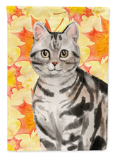 Load image into Gallery viewer, American Shorthair Fall Leaves Flag Canvas House Size CK3074CHF