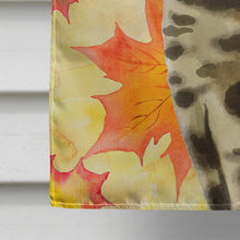 Load image into Gallery viewer, Bengal Fall Leaves Flag Canvas House Size CK3075CHF