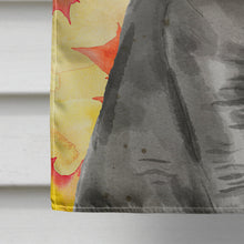 Load image into Gallery viewer, British Shorthair Fall Leaves Flag Canvas House Size CK3078CHF