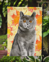 Load image into Gallery viewer, British Shorthair Fall Leaves Garden Flag - Outdoor Decorative Yard Flag CK3078GF