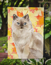 Load image into Gallery viewer, Ragdoll Fall Leaves Garden Flag - Outdoor Decorative Yard Flag CK3082GF