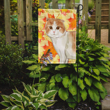 Load image into Gallery viewer, Scottish Fold Fall Leaves Garden Flag – Decorative Outdoor Yard Flag CK3083GF