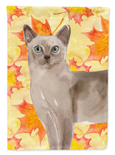 Load image into Gallery viewer, Tonkinese Fall Leaves Flag Canvas House Size CK3086CHF