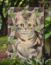Load image into Gallery viewer, American Shorthair Brown Tabby Pine Cones Garden Flag - Outdoor Decorative Yard Flag CK3088GF