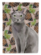 Load image into Gallery viewer, Blue Russian Pine Cones Flag Canvas House Size CK3091CHF