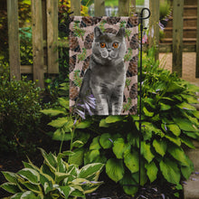 Load image into Gallery viewer, British Shorthair Pine Cones Garden Flag - Outdoor Decorative Yard Flag CK3093GF