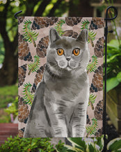 Load image into Gallery viewer, British Shorthair Pine Cones Garden Flag - Outdoor Decorative Yard Flag CK3093GF