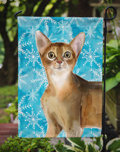 Load image into Gallery viewer, Abyssinian Winter Snowflake Garden Flag - Outdoor Decorative Yard Flag CK3102GF
