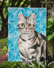 Load image into Gallery viewer, American Shorthair Winter Snowflake Garden Flag - Outdoor Decorative Yard Flag CK3104GF