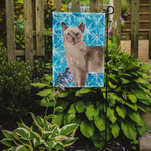Load image into Gallery viewer, Tonkinese Winter Snowflake Garden Flag - Outdoor Decorative Yard Flag CK3116GF