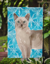 Load image into Gallery viewer, Tonkinese Winter Snowflake Garden Flag - Outdoor Decorative Yard Flag CK3116GF