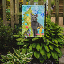 Load image into Gallery viewer, Blue Russian Christmas Presents Garden Flag - Outdoor Decorative Yard Flag CK3121GF