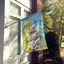 Load image into Gallery viewer, Maine Coon Christmas Presents Flag Canvas House Size CK3124CHF