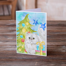 Load image into Gallery viewer, Persian Christmas Presents Greeting Cards -  Blank Note Cards – 8-Pack of Artist-Designed Cards with Envelopes