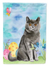 Load image into Gallery viewer, British Shorthair Easter Eggs Flag Canvas House Size CK3138CHF