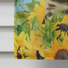 Load image into Gallery viewer, Bengal in Sunflowers Flag Canvas House Size CK3150CHF