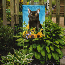 Load image into Gallery viewer, Bombay in Sunflowers Garden Flag - Outdoor Decorative Yard Flag CK3152GF
