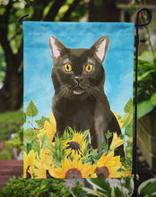 Load image into Gallery viewer, Bombay in Sunflowers Garden Flag - Outdoor Decorative Yard Flag CK3152GF