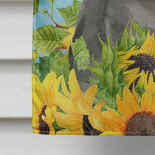 Load image into Gallery viewer, British Shorthair in Sunflowers Flag Canvas House Size CK3153CHF